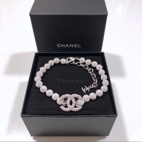 CHANEL Jewelry - 🚫SOLD🚫 Chanel Crystal Ball Choker Necklace